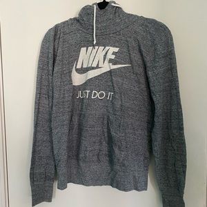 Nike mock neck hoodie